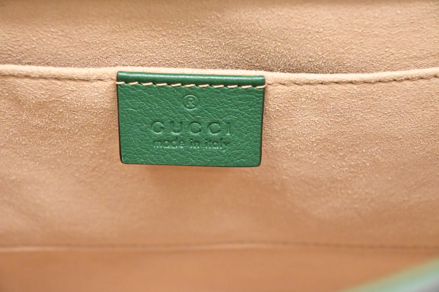 Gucci Medium Diana Tote in Green Leather