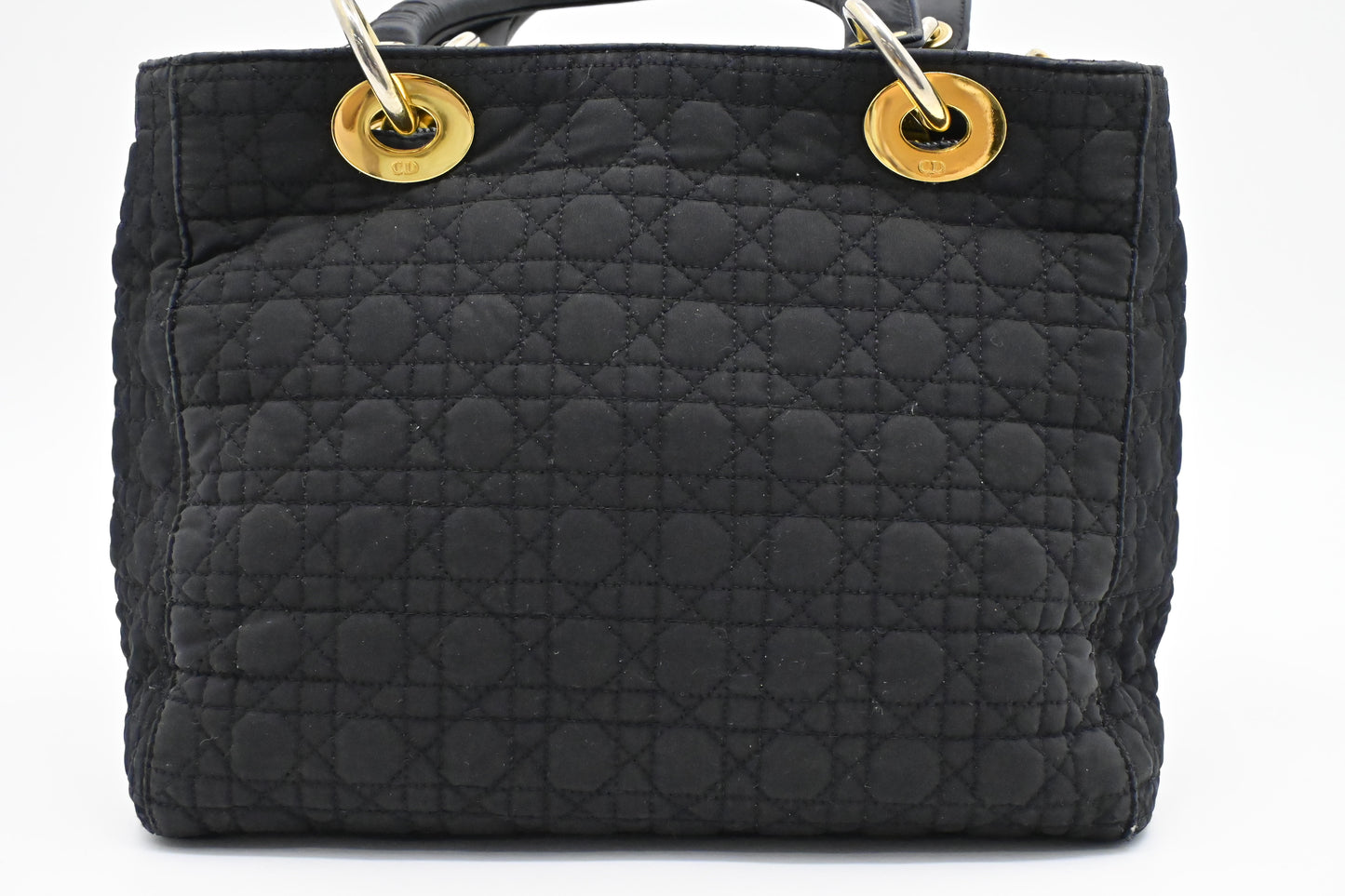 Dior Medium Lady Dior in Black Nylon