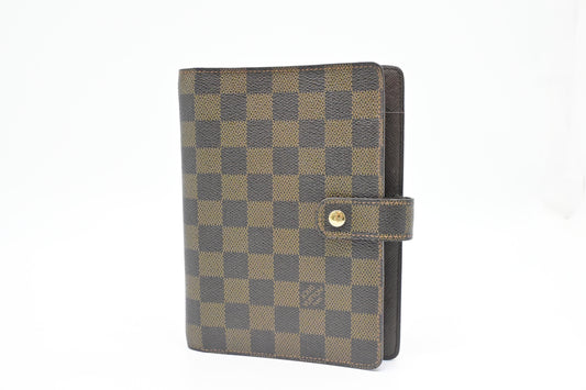 Louis Vuitton Agenda MM in Damier Ebene Canvas