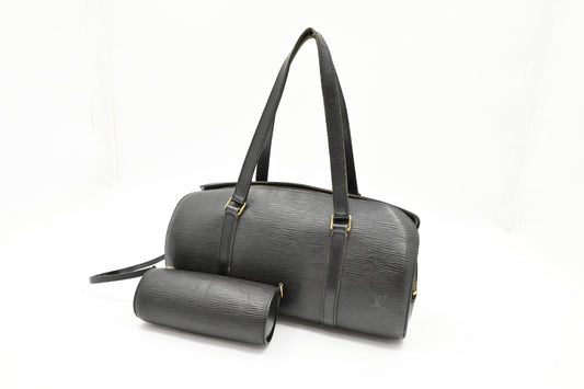 Louis Vuitton Soufflot in Black Epi Leather