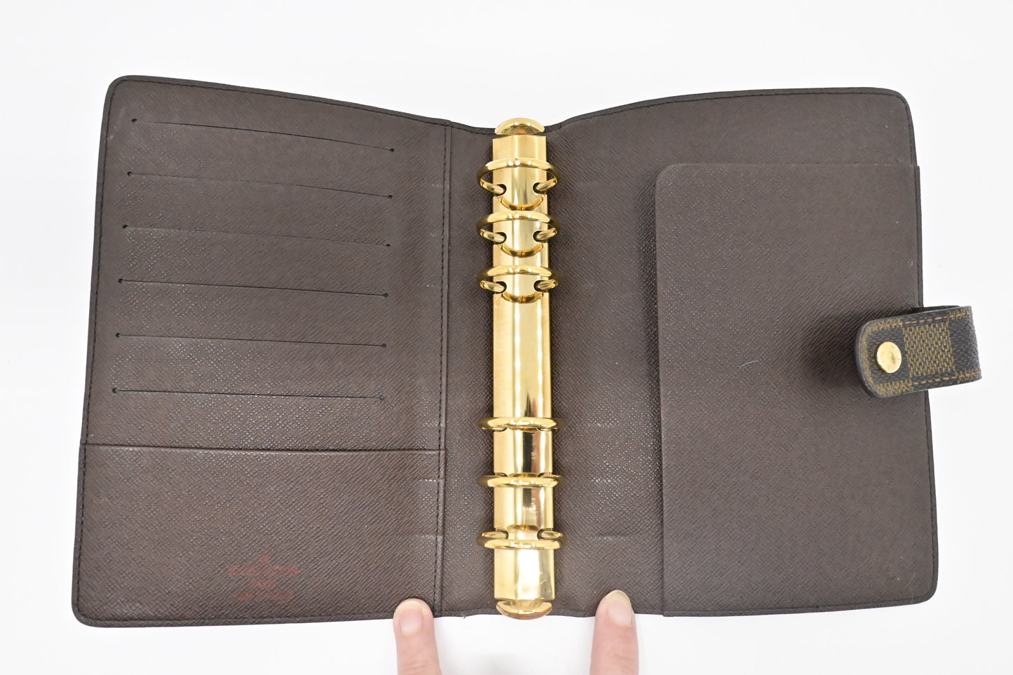 Louis Vuitton Agenda MM in Damier Ebene Canvas