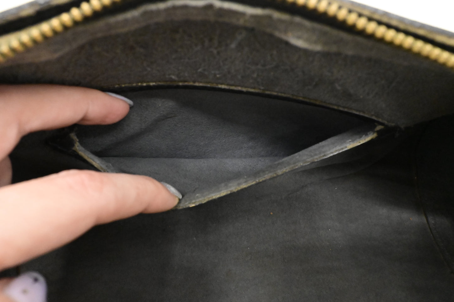 Louis Vuitton Soufflot in Black Epi Leather