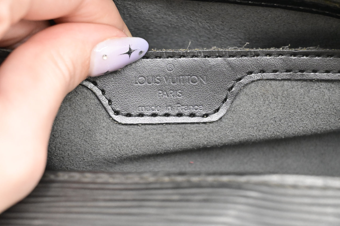 Louis Vuitton Soufflot in Black Epi Leather