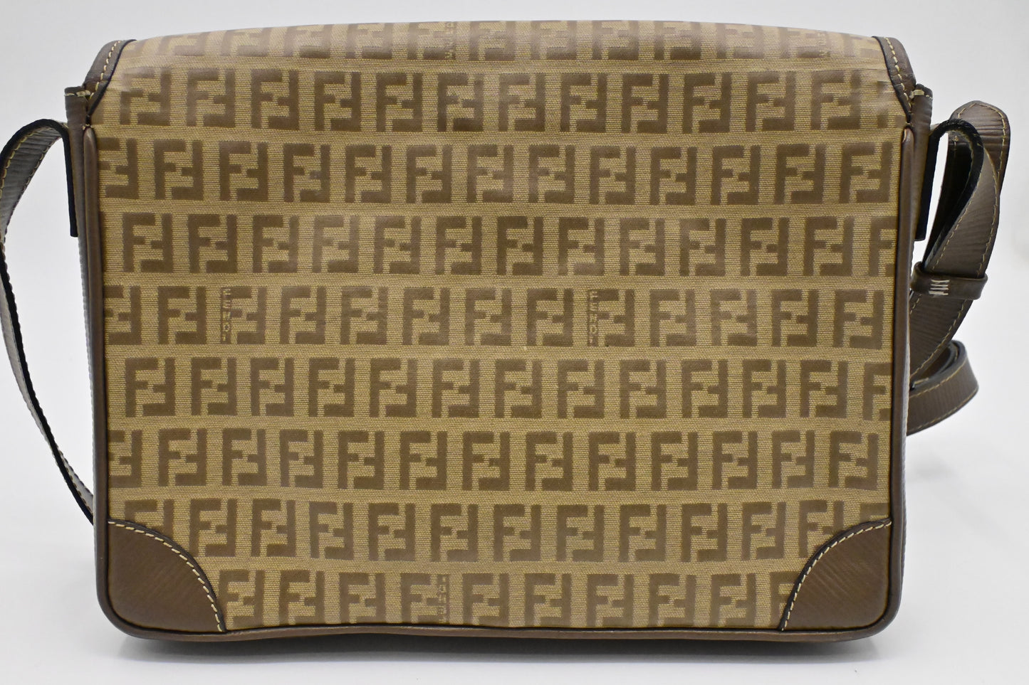 Fendi Crossbody in Zucchino Coated Canvas