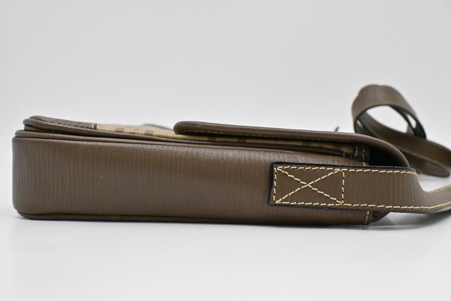 Fendi Crossbody in Zucchino Coated Canvas