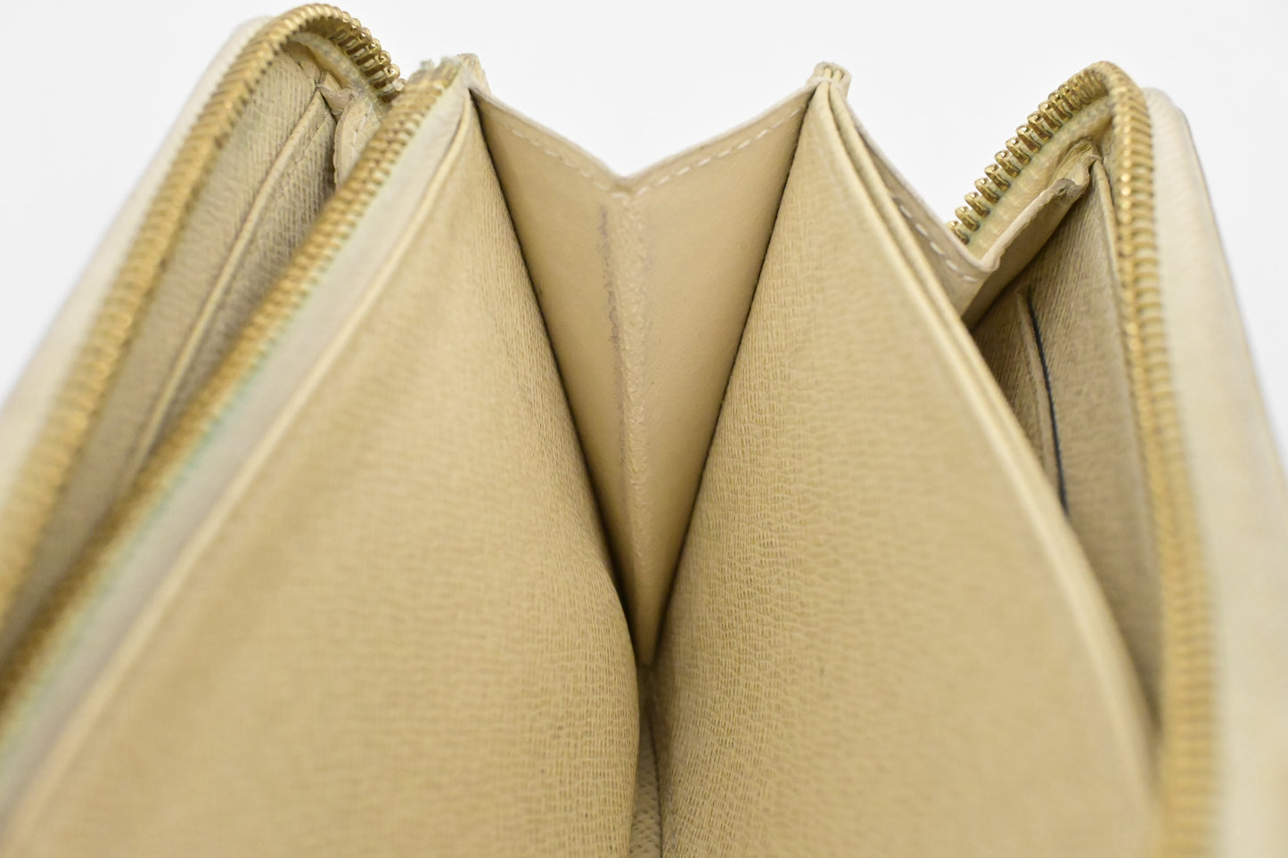 Louis Vuitton Long Zippy Wallet in Damier Azur Canvas