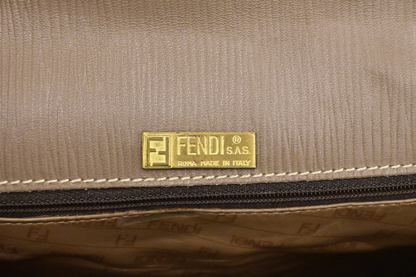 Fendi Crossbody in Zucchino Coated Canvas