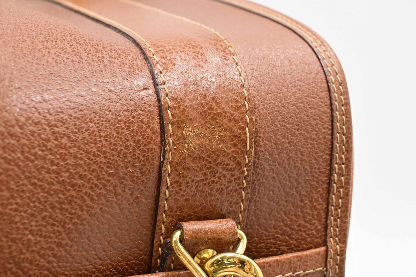 Gucci Suitcase in Brown Leather