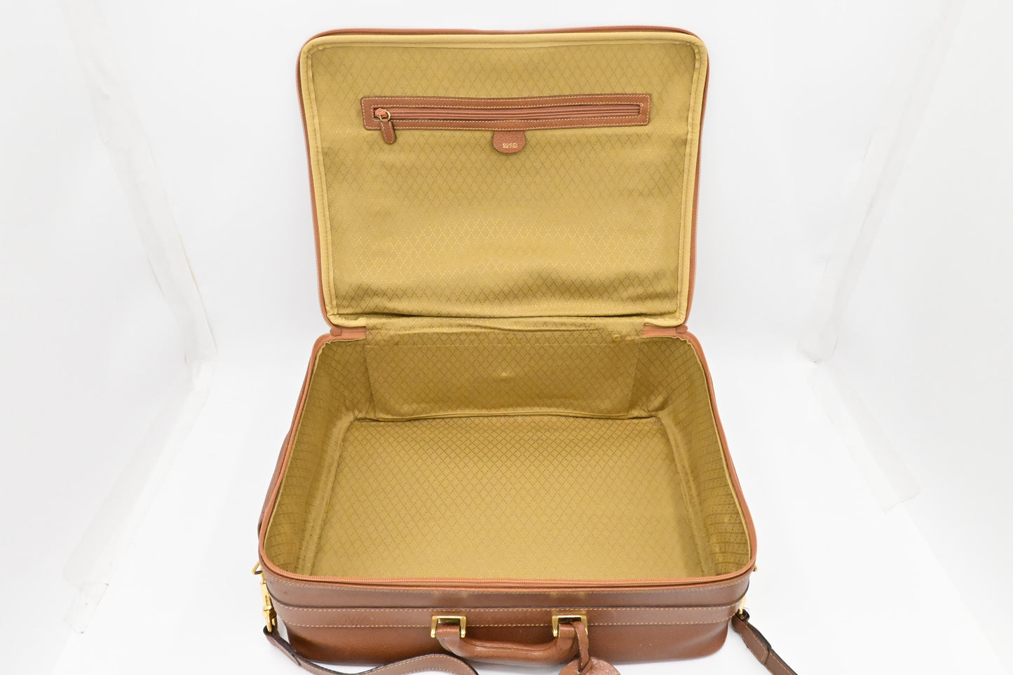 Gucci Suitcase in Brown Leather