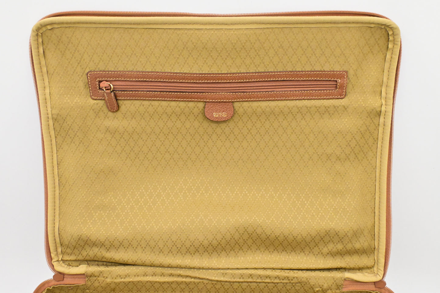 Gucci Suitcase in Brown Leather
