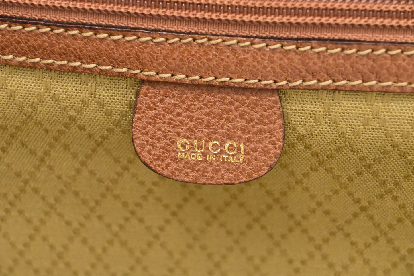 Gucci Suitcase in Brown Leather