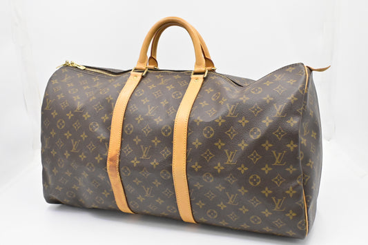 Louis Vuitton Keepall 55 in Monogram Canvas