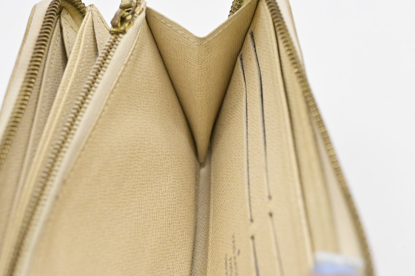 Louis Vuitton Long Zippy Wallet in Damier Azur Canvas