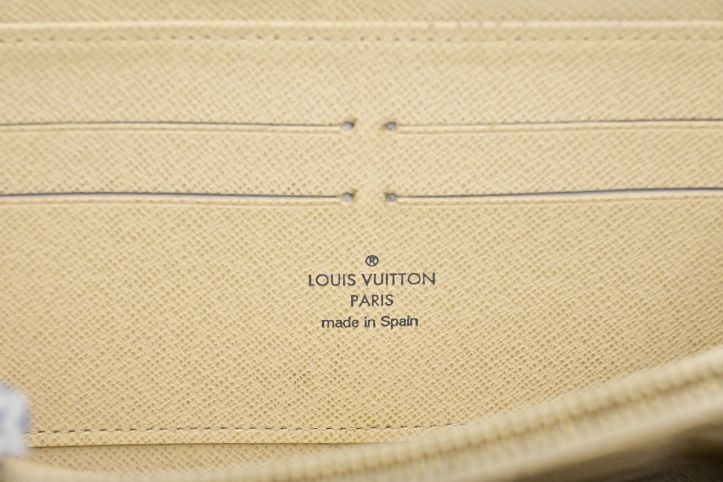 Louis Vuitton Long Zippy Wallet in Damier Azur Canvas