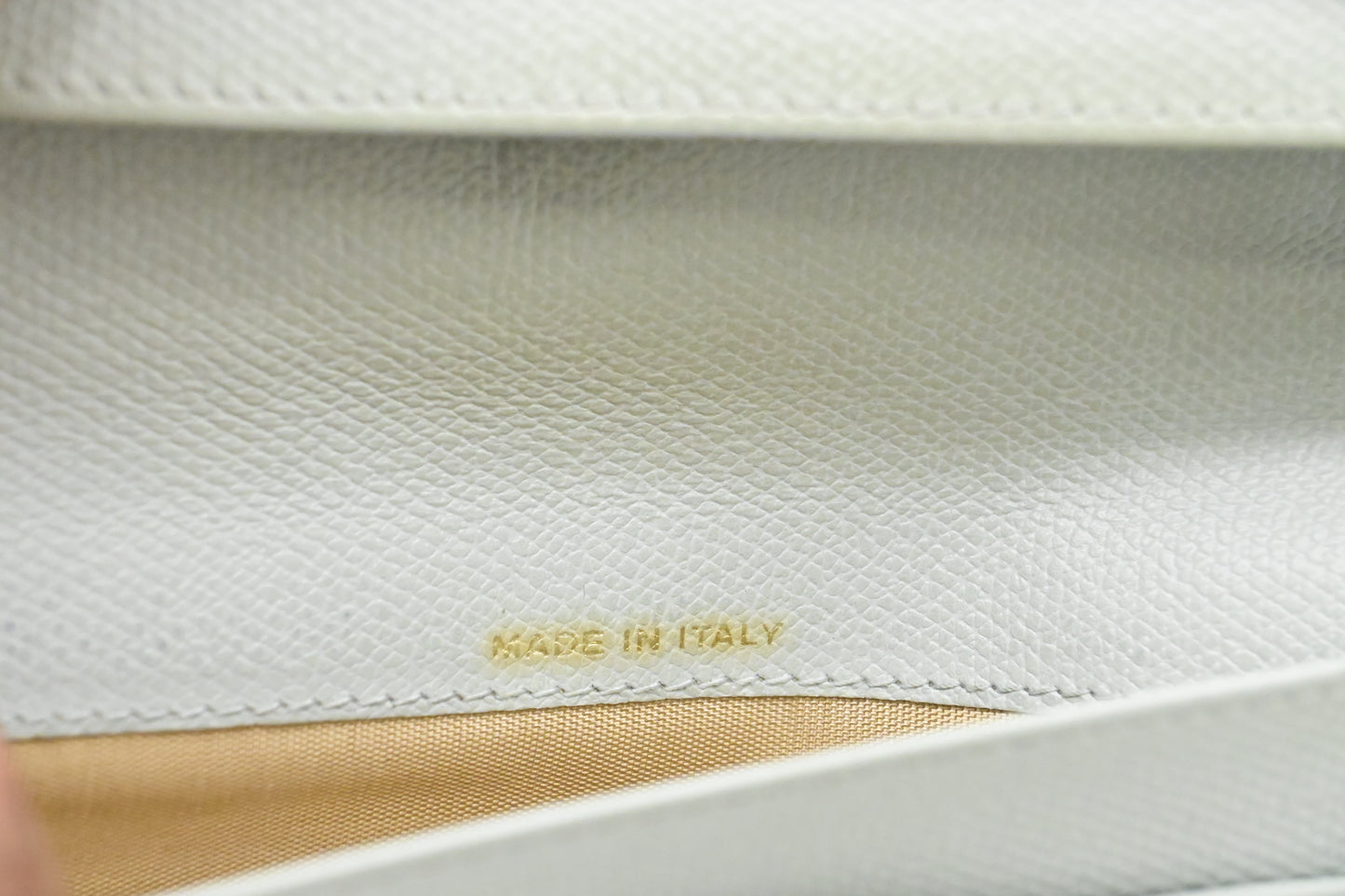 Chanel Bifold Long Wallet in Light Blue leather