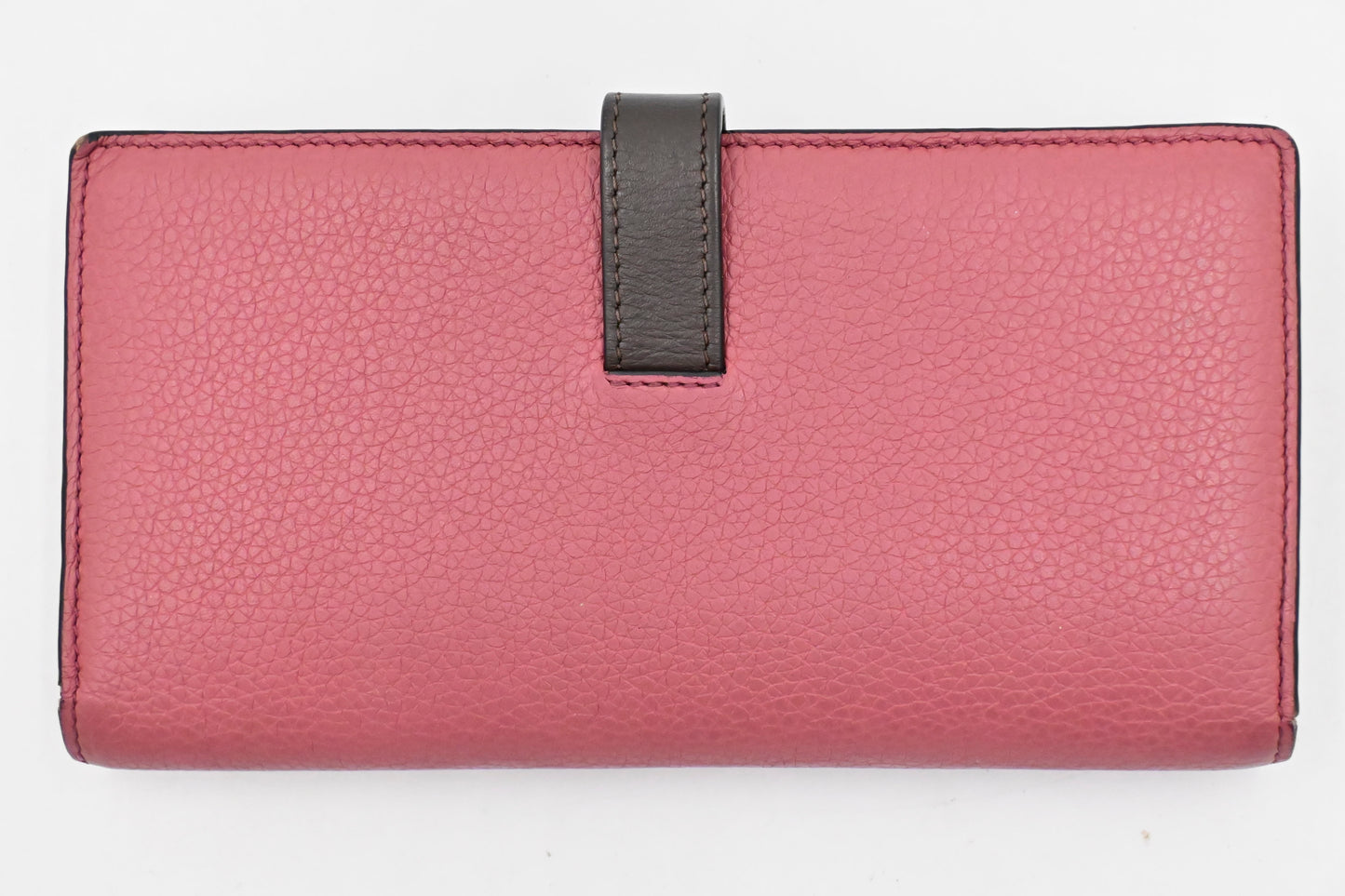 Loewe Long Wallet in Pink Leather