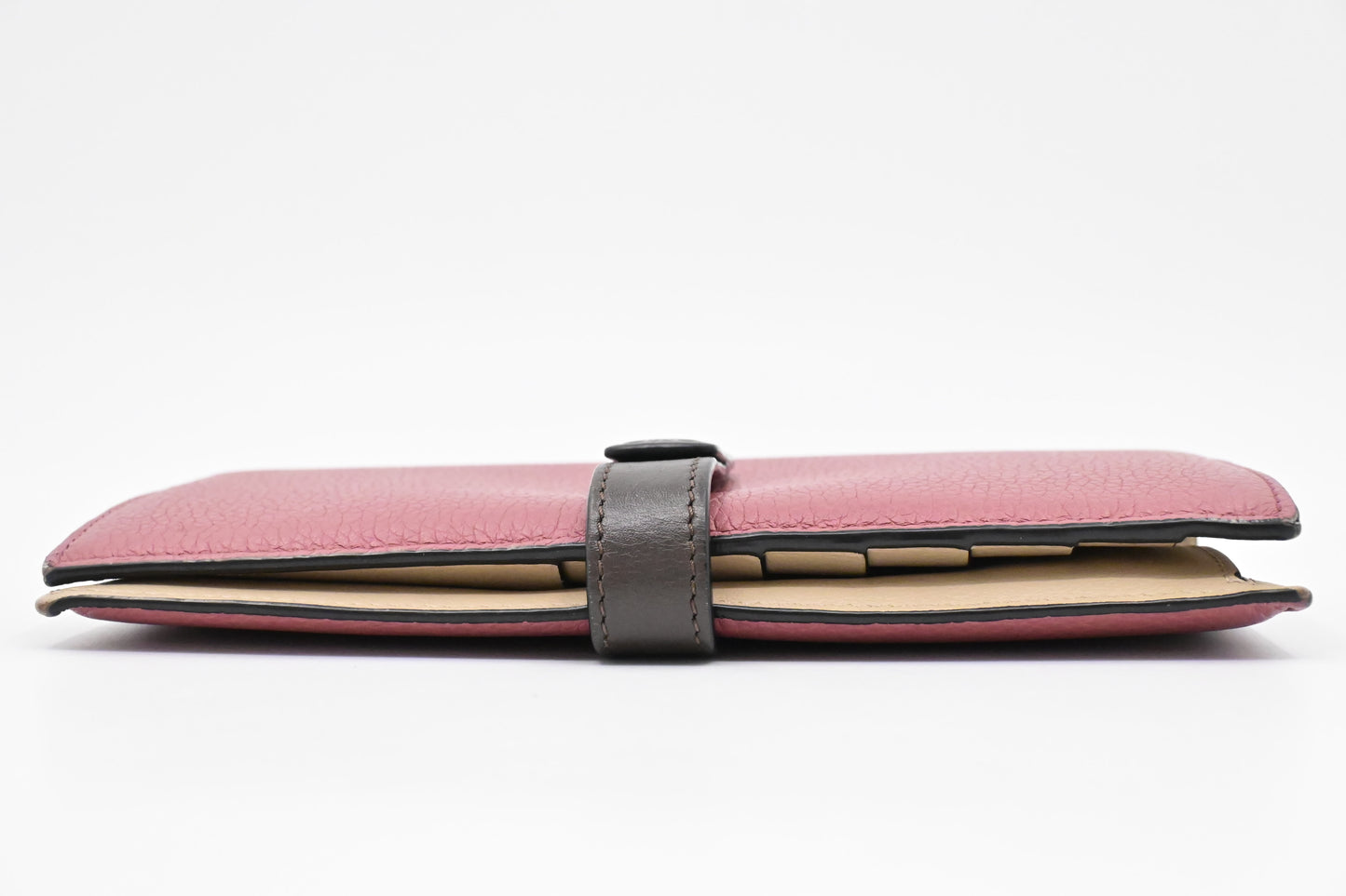Loewe Long Wallet in Pink Leather