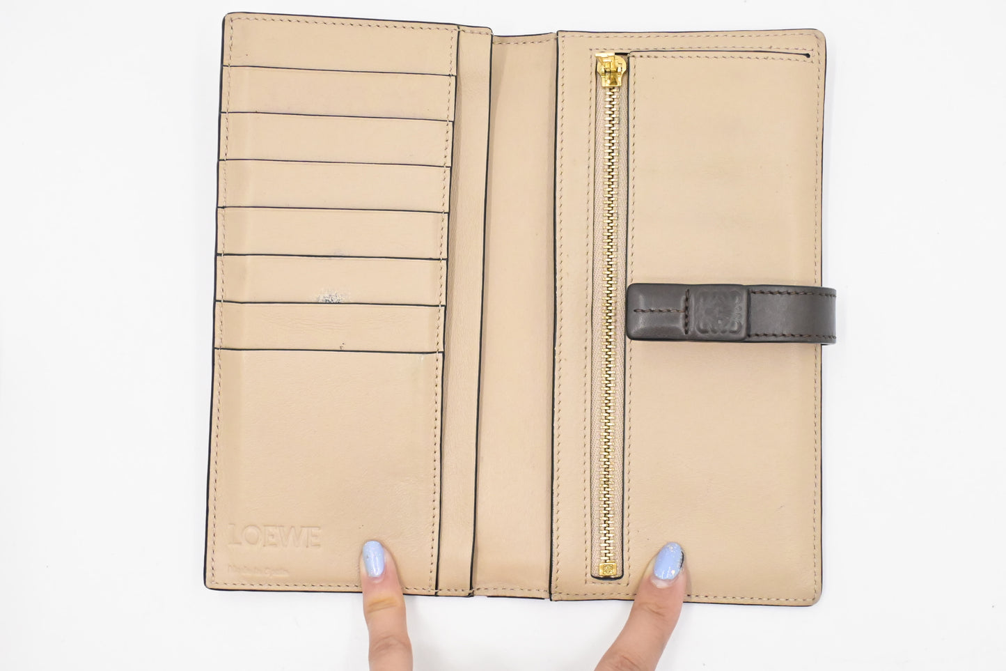Loewe Long Wallet in Pink Leather