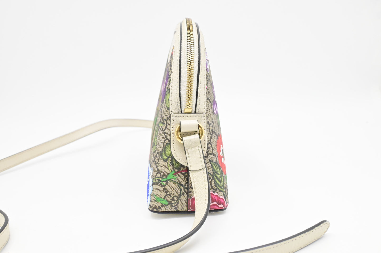 Gucci Ophidia Flora Crossbody in GG Canvas