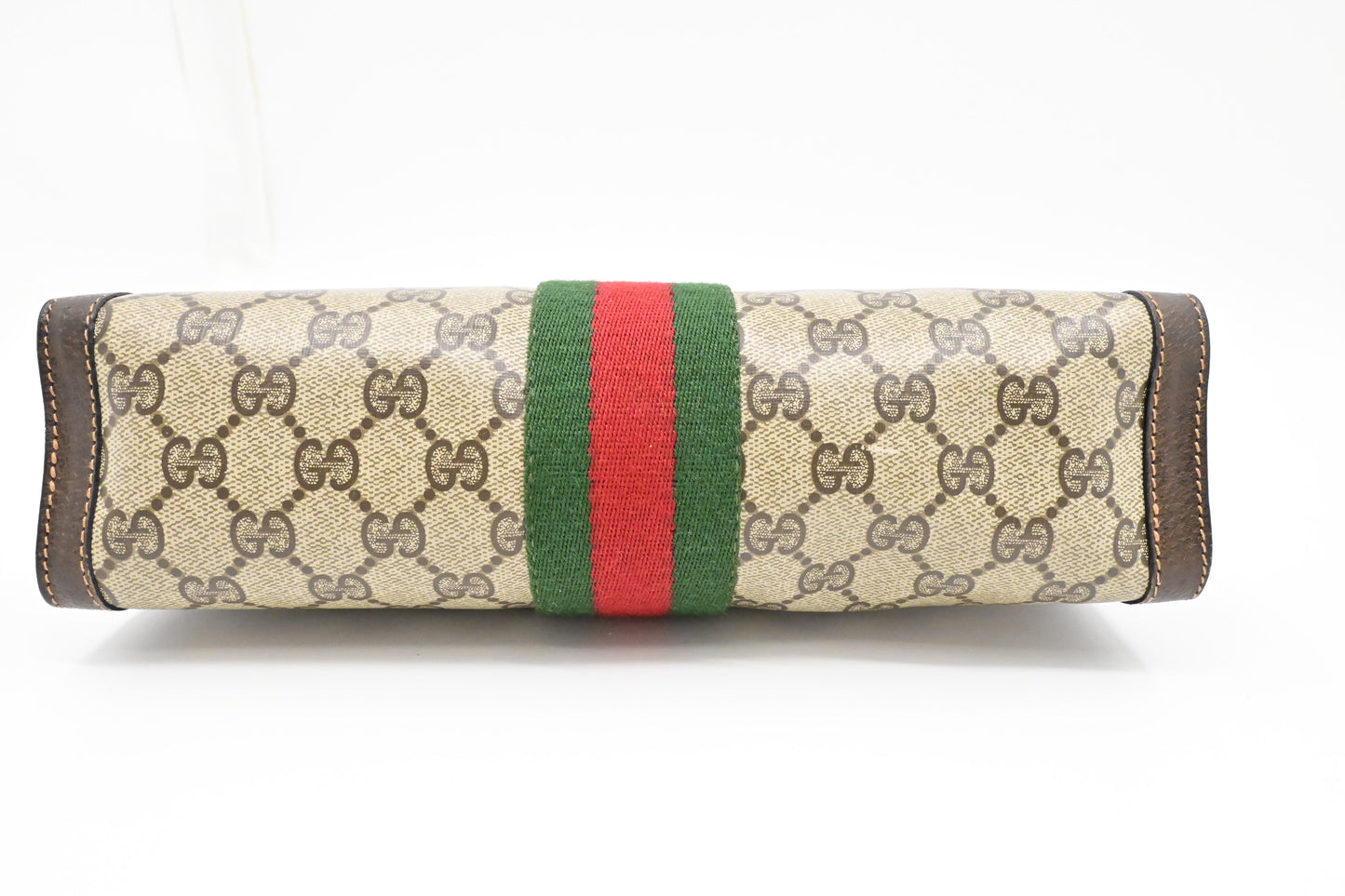 Gucci 'Accessory Collection' Clutch in Brown GG Supreme Canvas