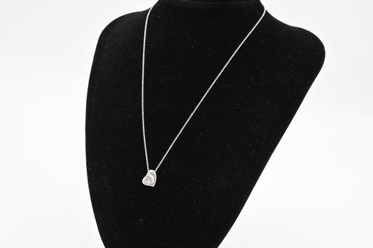 Tiffany & Co. Full Heart Necklace in Sterling Silver