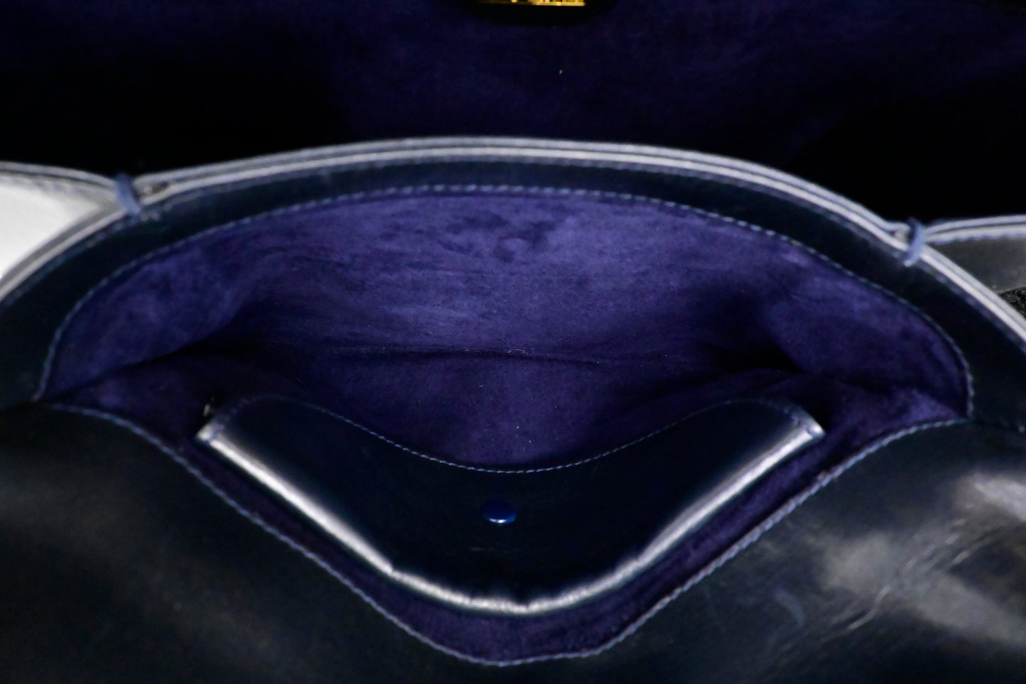 Gucci Handbag in Navy Leather