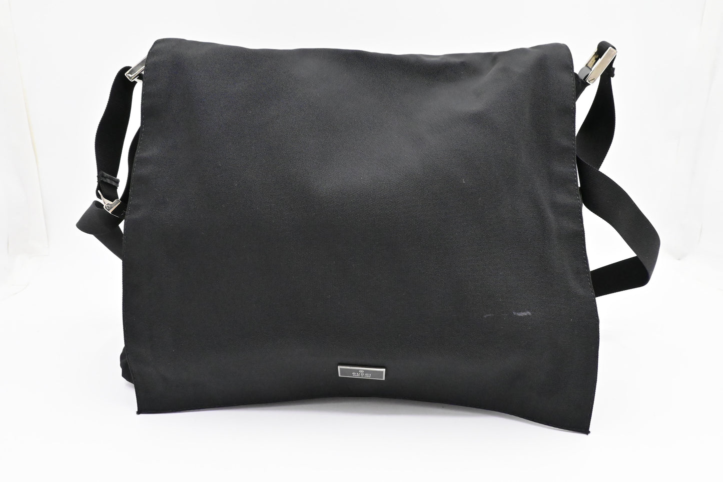 Gucci Messenger Bag in Black Canvas