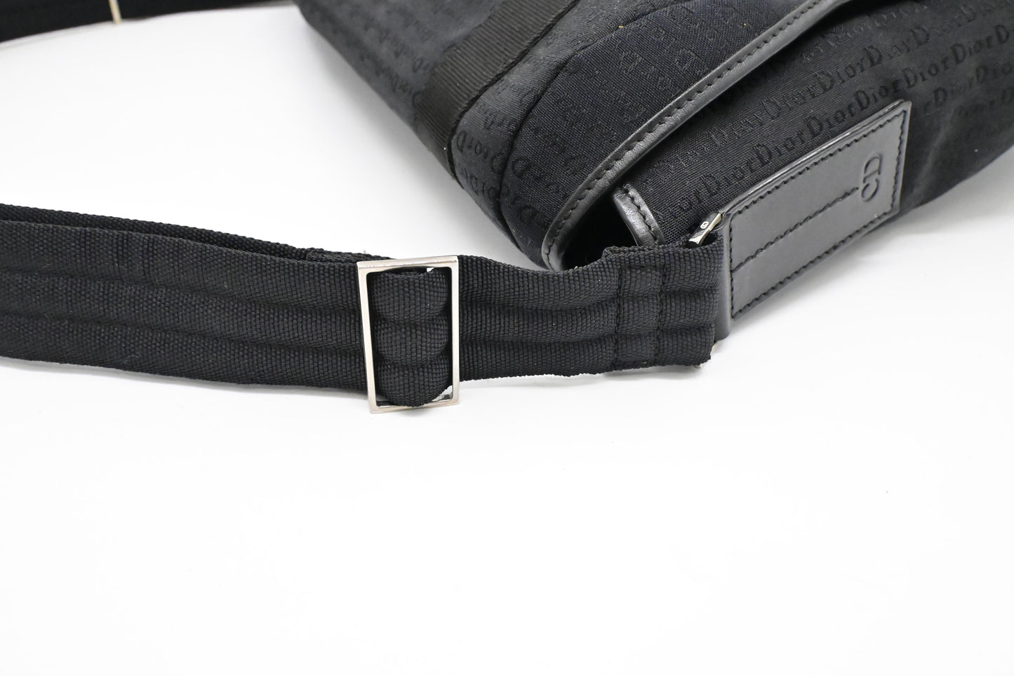 Dior Messenger Bag in Black Canvas