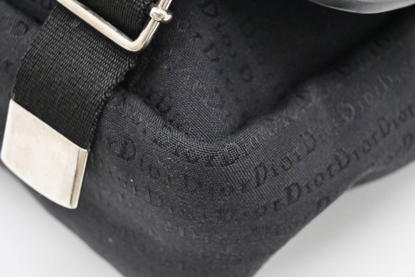Dior Messenger Bag in Black Canvas