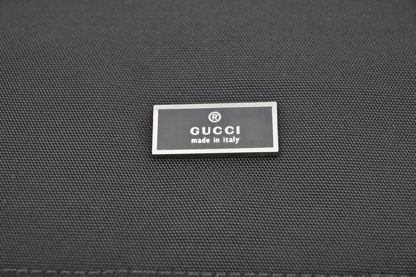Gucci Messenger Bag in Black Canvas