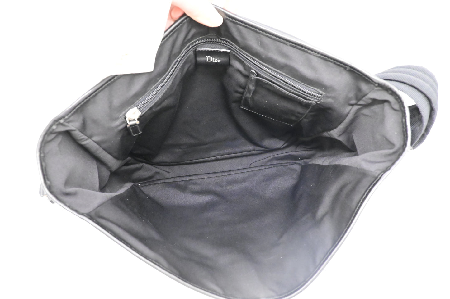 Dior Messenger Bag in Black Canvas