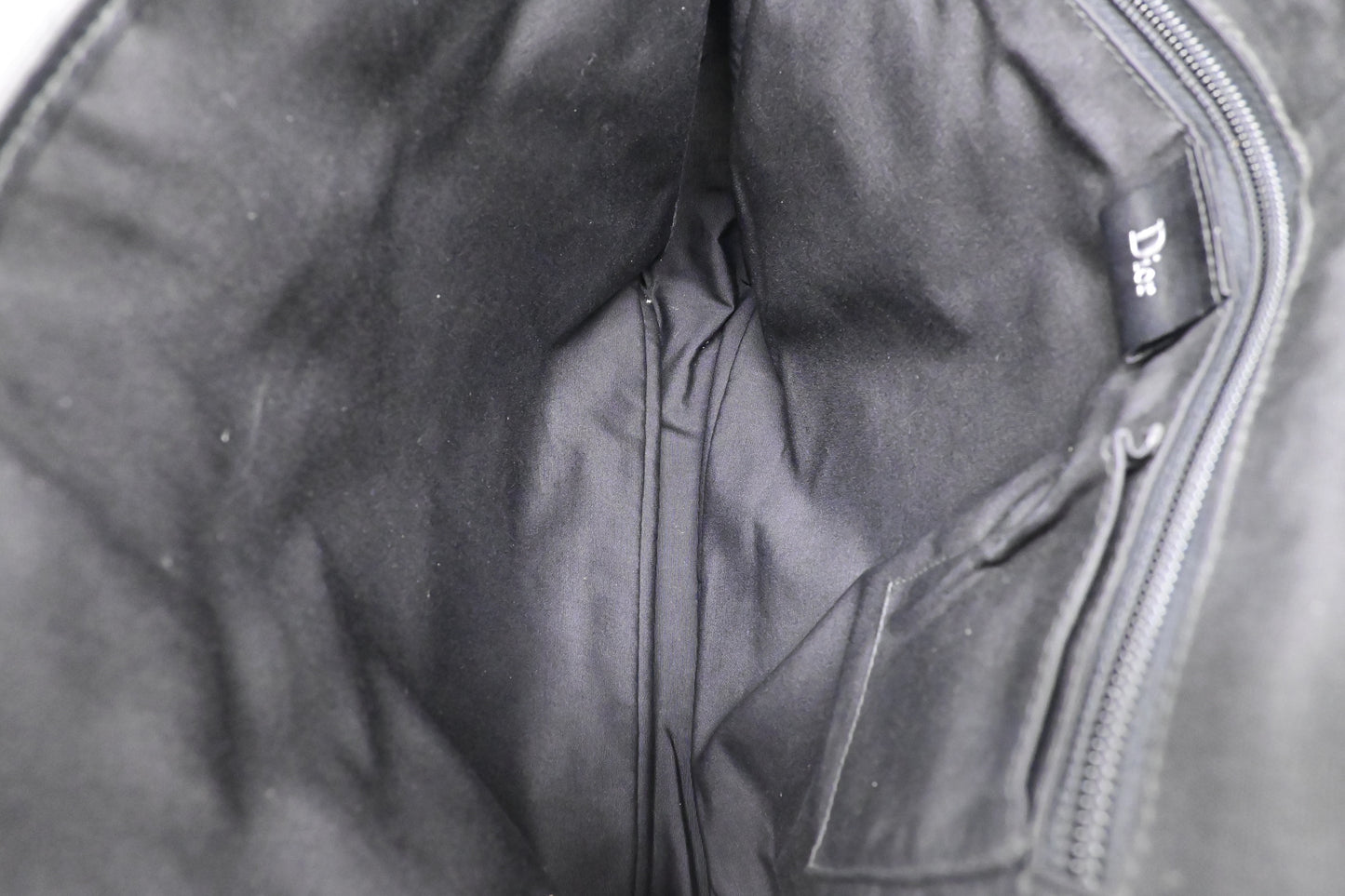 Dior Messenger Bag in Black Canvas