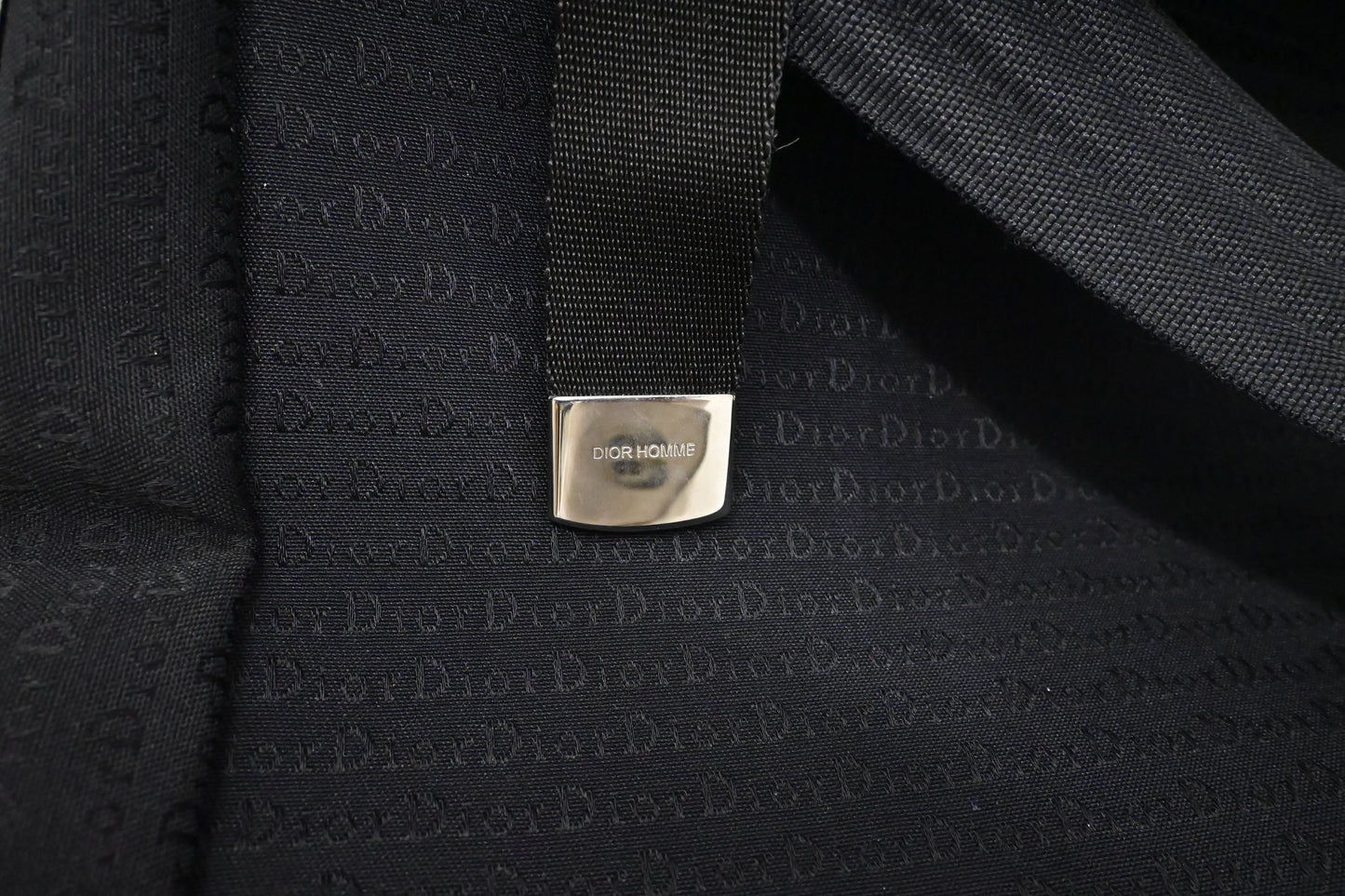 Dior Messenger Bag in Black Canvas
