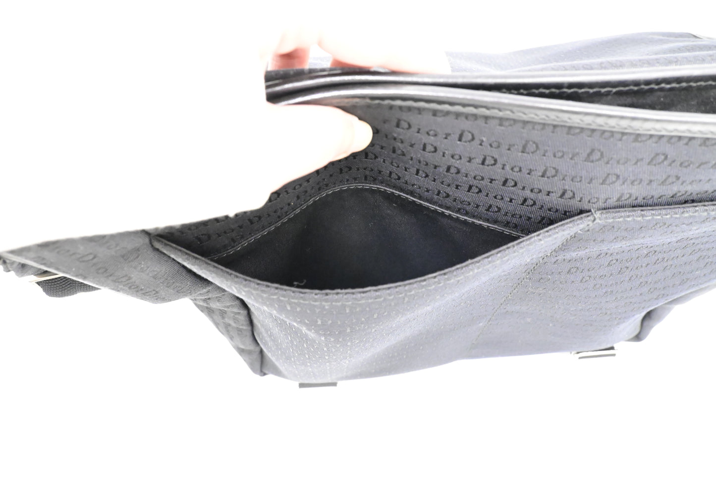 Dior Messenger Bag in Black Canvas
