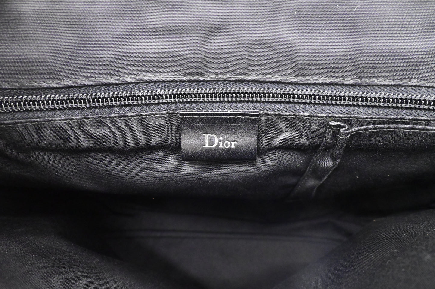 Dior Messenger Bag in Black Canvas