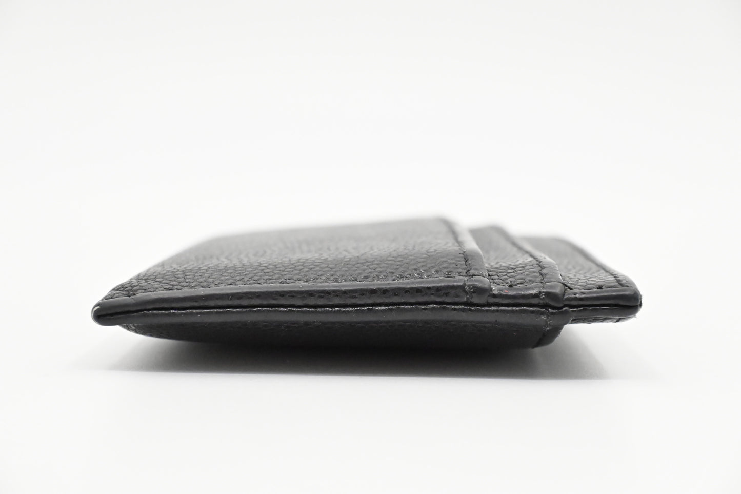 Chanel Card Case in Black Caviar Leather