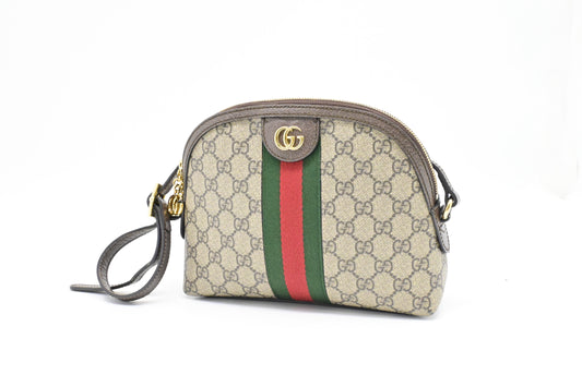 Gucci Ophidia Crossbody in GG Supreme Canvas