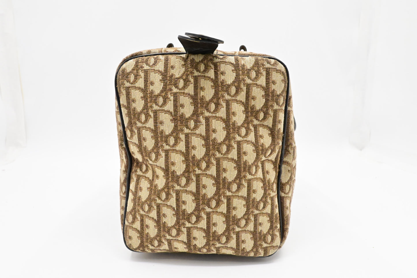 Dior Boston Bag in Brown Oblique Canvas