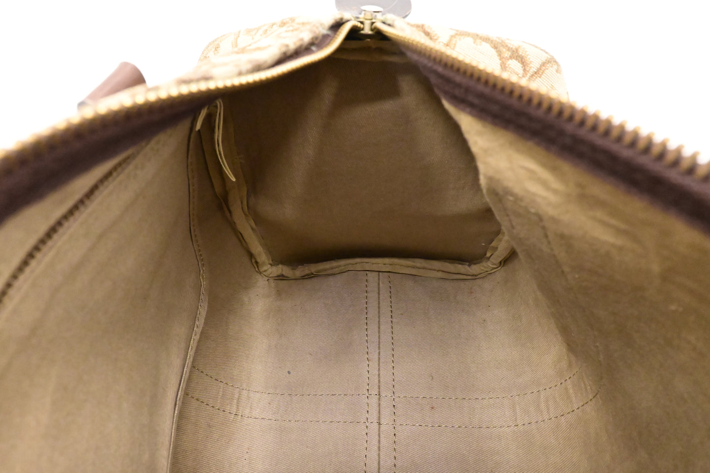 Dior Boston Bag in Brown Oblique Canvas