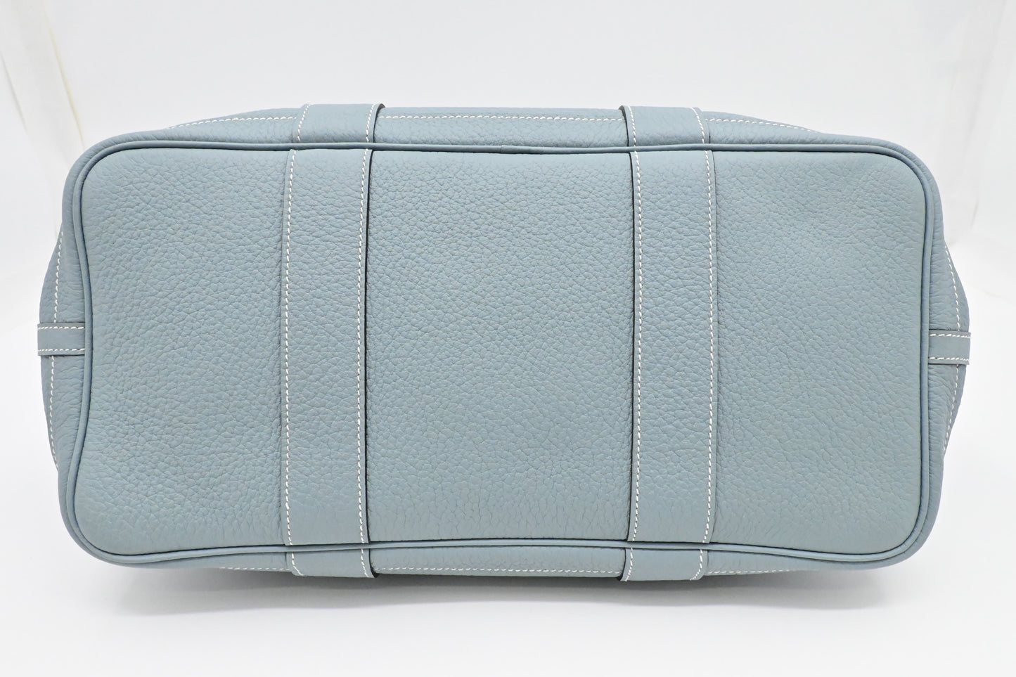 Hermes Garden Party 36 in Light Blue Leather