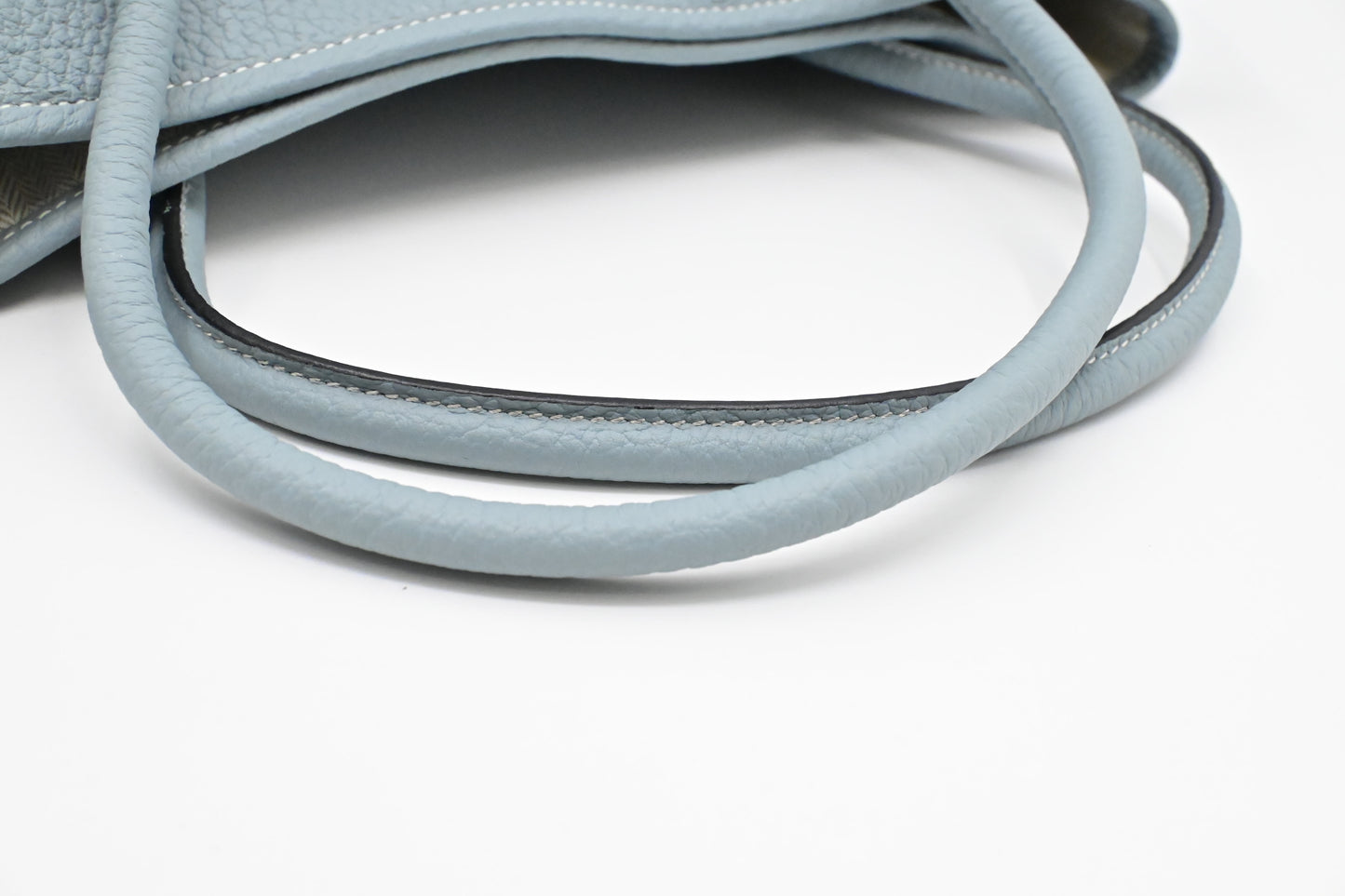 Hermes Garden Party 36 in Light Blue Leather