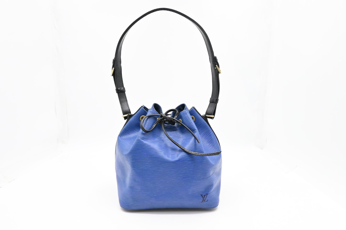 Louis Vuitton Petit Noe in Blue Epi Leather