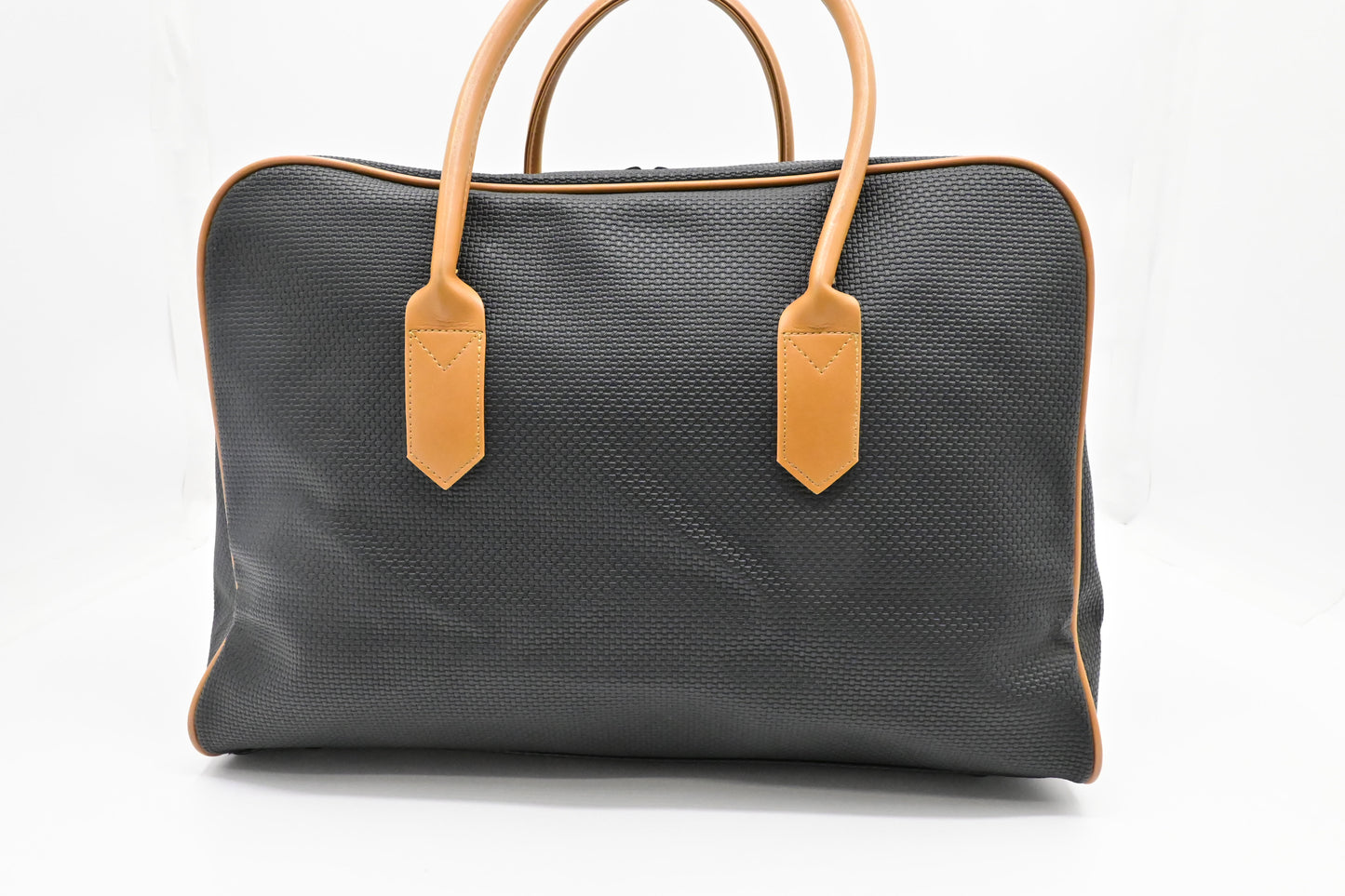 YSL Saint Laurent Boston Bag in Black Coated Canvas