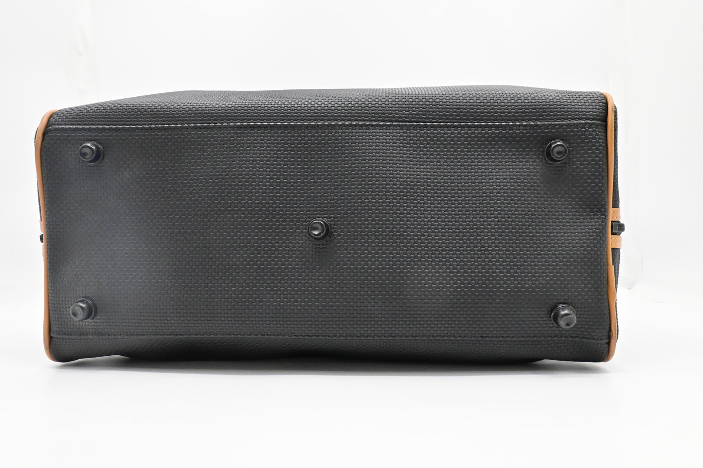 YSL Saint Laurent Boston Bag in Black Coated Canvas