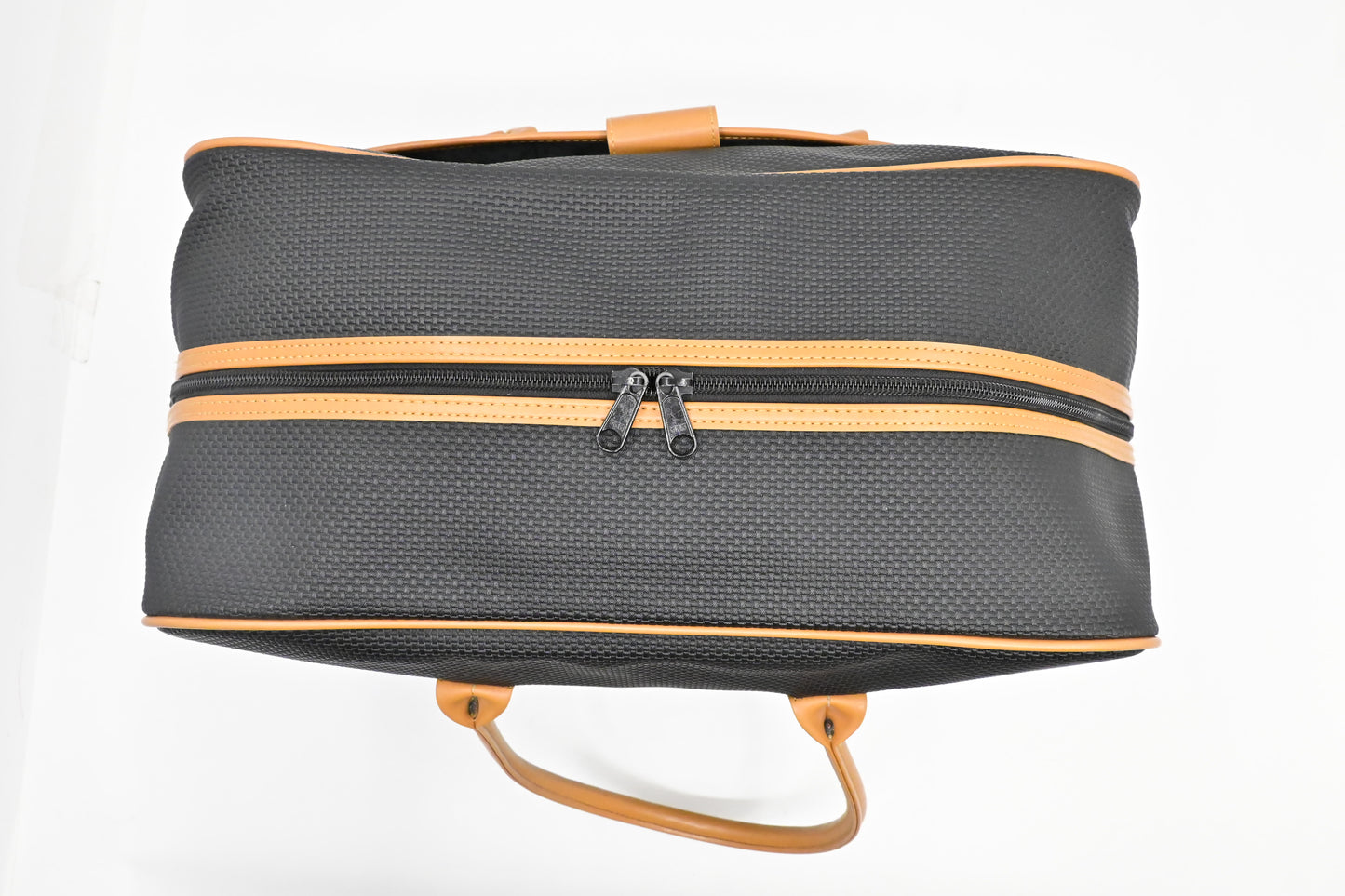 YSL Saint Laurent Boston Bag in Black Coated Canvas