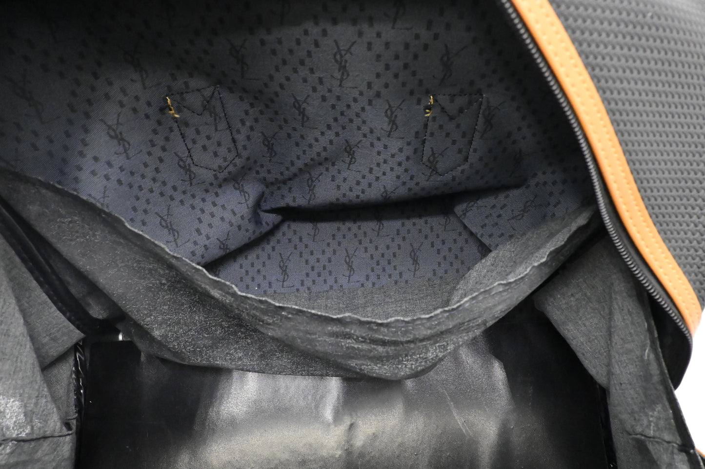 YSL Saint Laurent Boston Bag in Black Coated Canvas