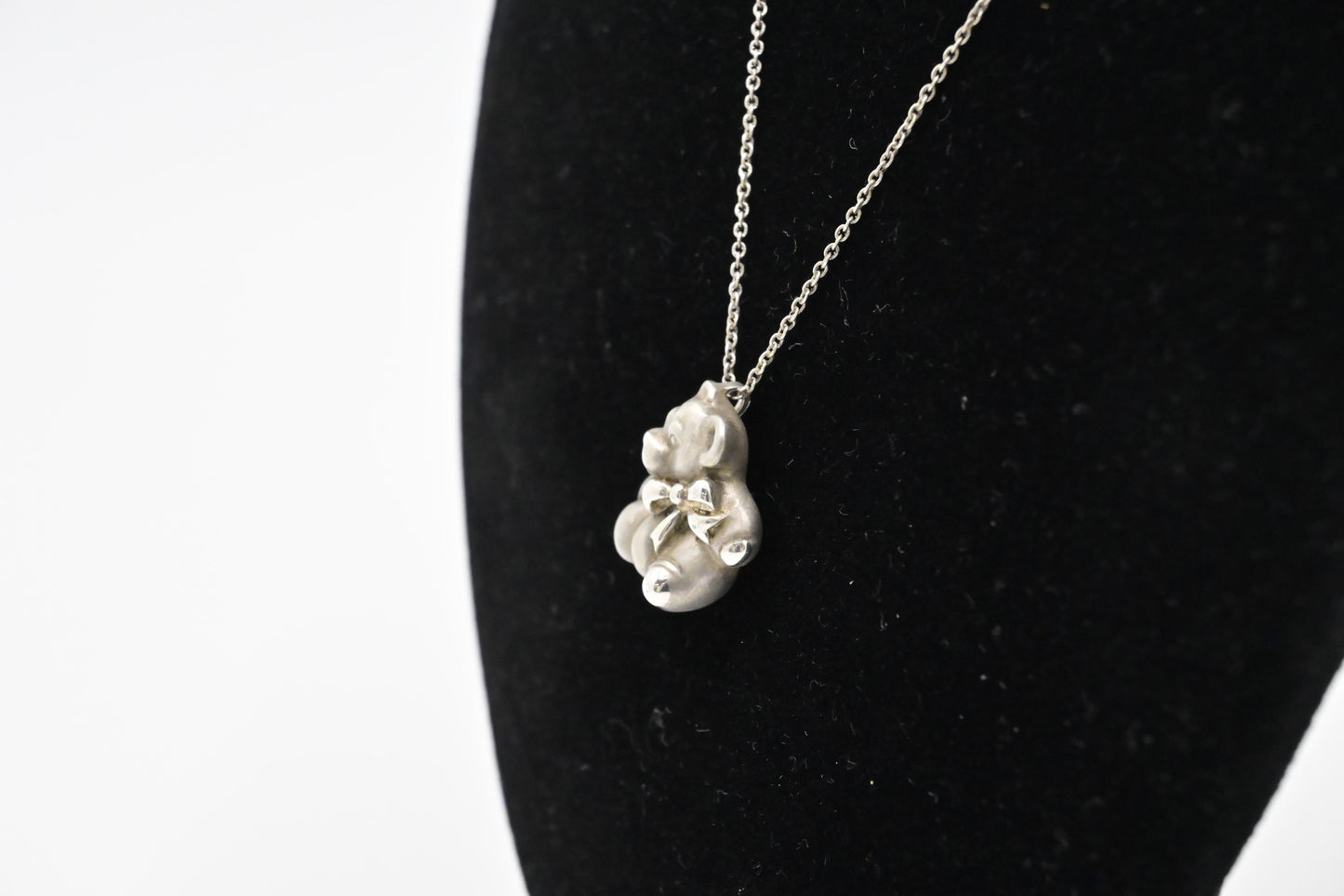 Tiffany & Co. Teddy Bear Necklace in Sterling Silver
