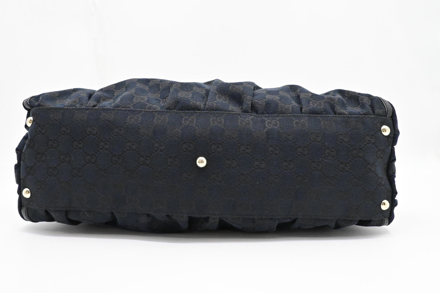 Gucci Abbey D-Ring Hobo Bag in Black GG Canvas