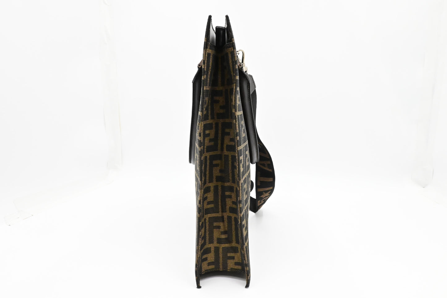 Fendi Zip Tote in Zucca Canvas