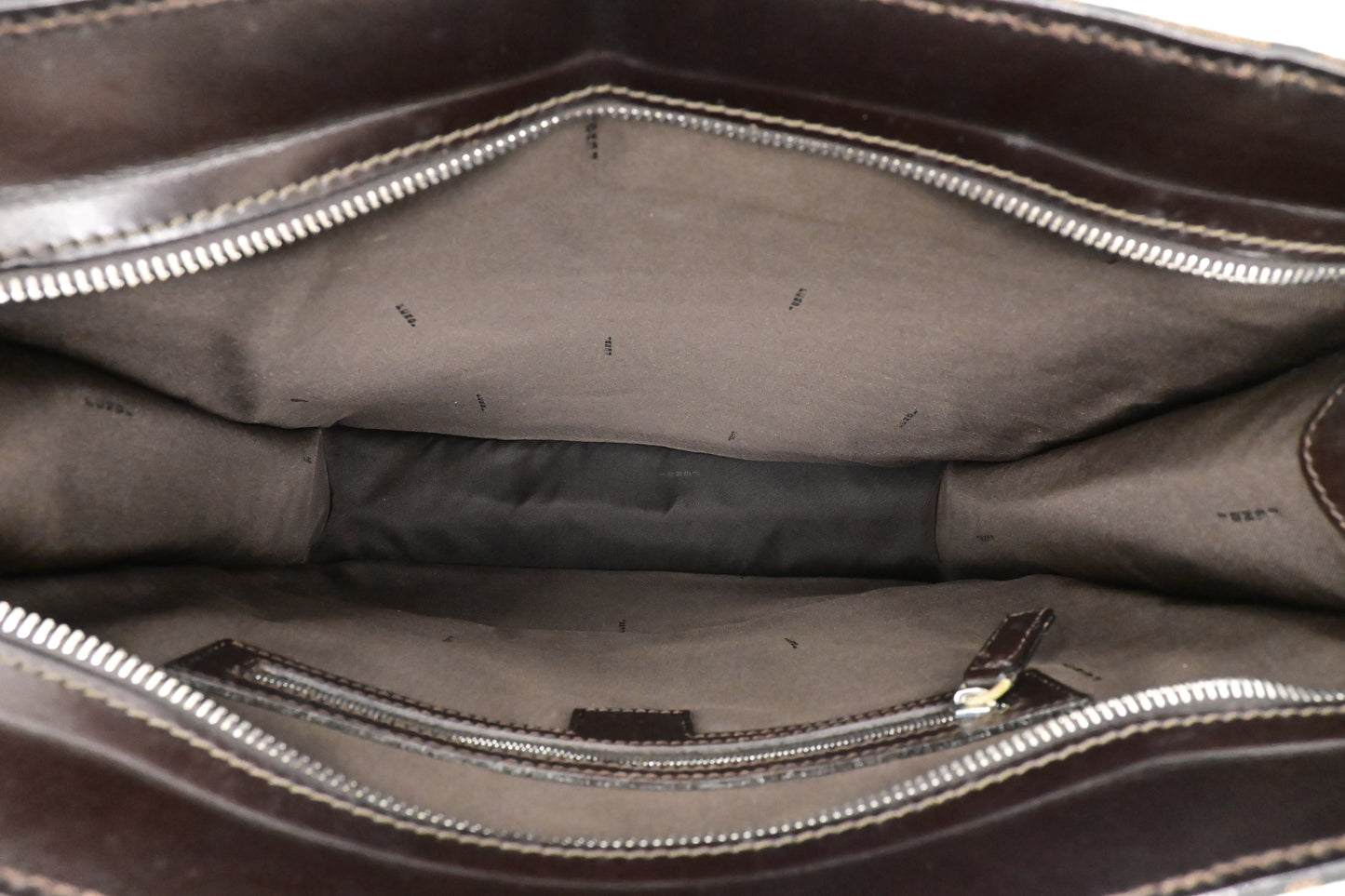 Fendi Zip Tote in Zucca Canvas
